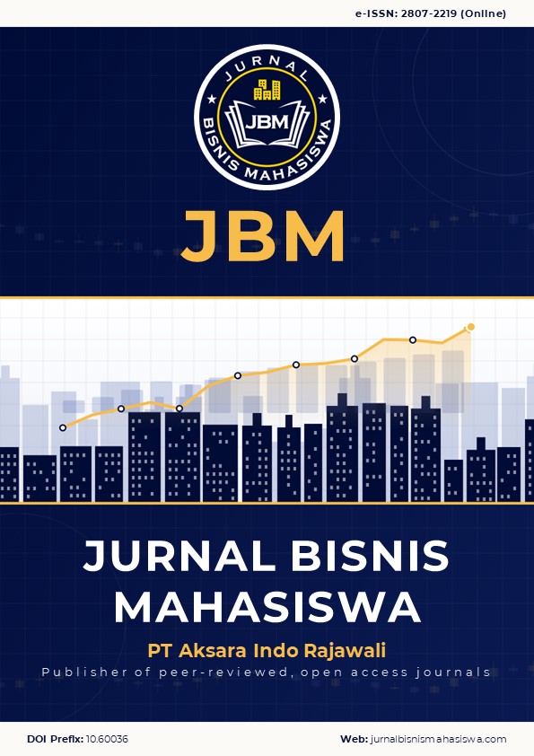 Cover of Jurnal Bisnis Mahasiswa